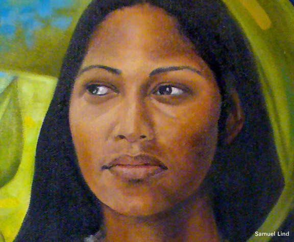 painting by Puerto Rican artist Samuel Lind