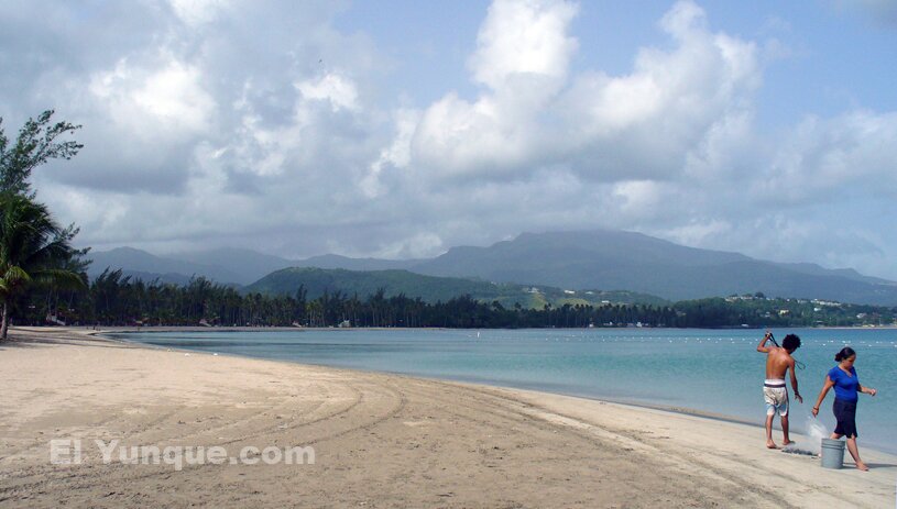 luquillo beach is east of San Juan 