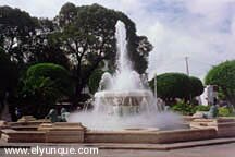 Ponce Plaza fountain in Puerto Rico